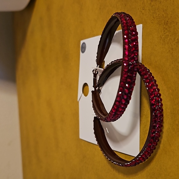 Large red hoop by Forever 21 - Picture 2 of 3
